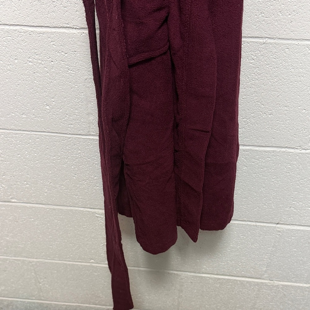 FashGudim Burgundy Robe - Picture 9 of 10